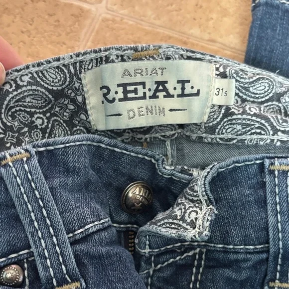 Ariat Women's Boot Cut Jeans in Classic Blue - Picture 2 of 2